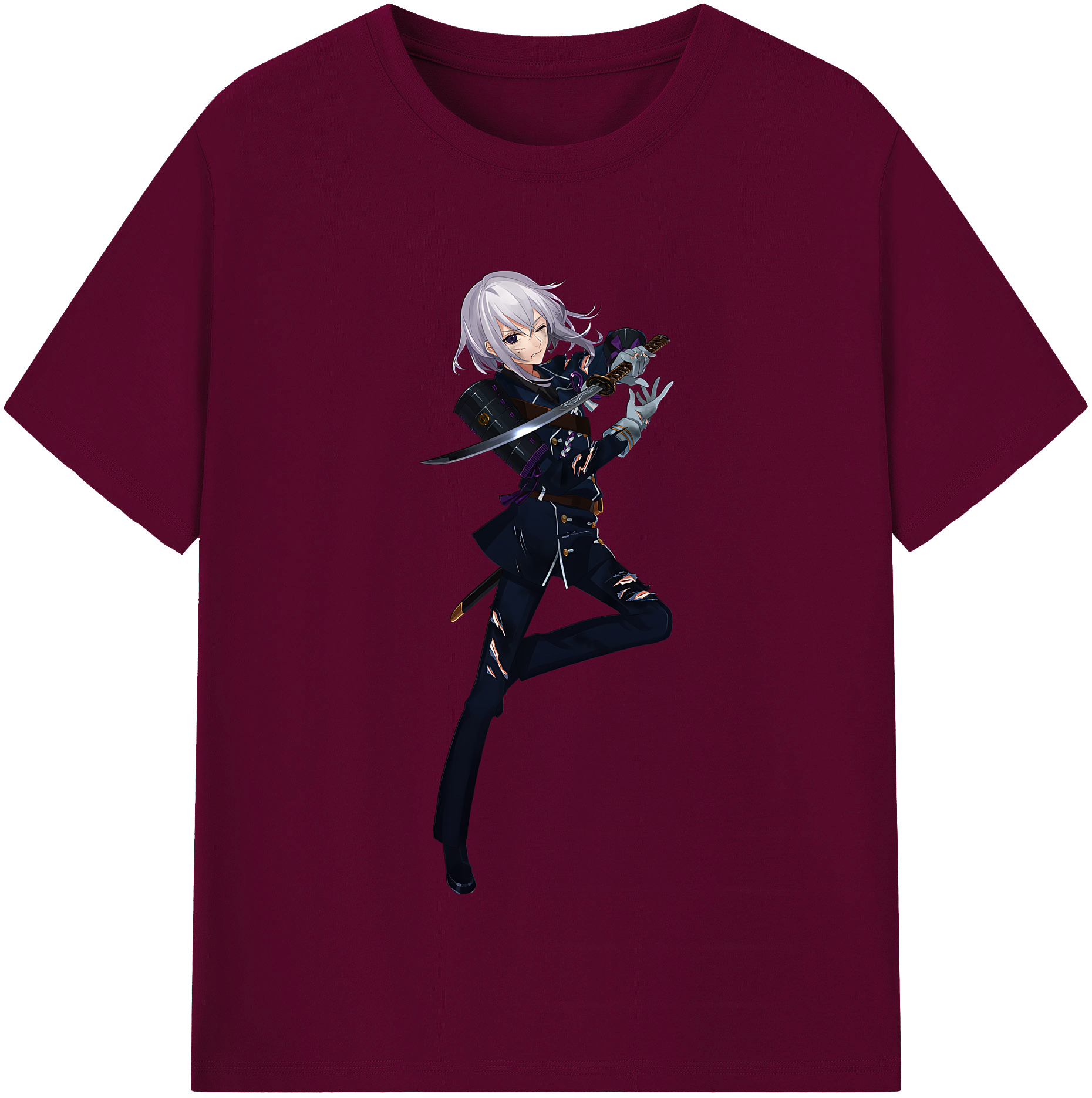 （画像用） 刀剣乱舞 Touken Ranbu レディースカジュアルプリントTシャツ（綿100％）